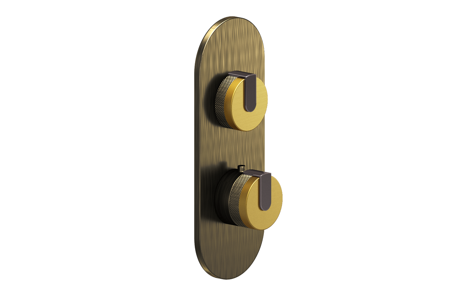E-8026-R1BAUE0-L1OX-VBB-T Планка M-Series с 2 ручками - Внешняя часть GRAFF MOD+