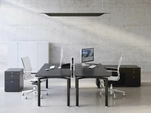 FANTONI Прямоугольный рабочий стол из дерева Mèta