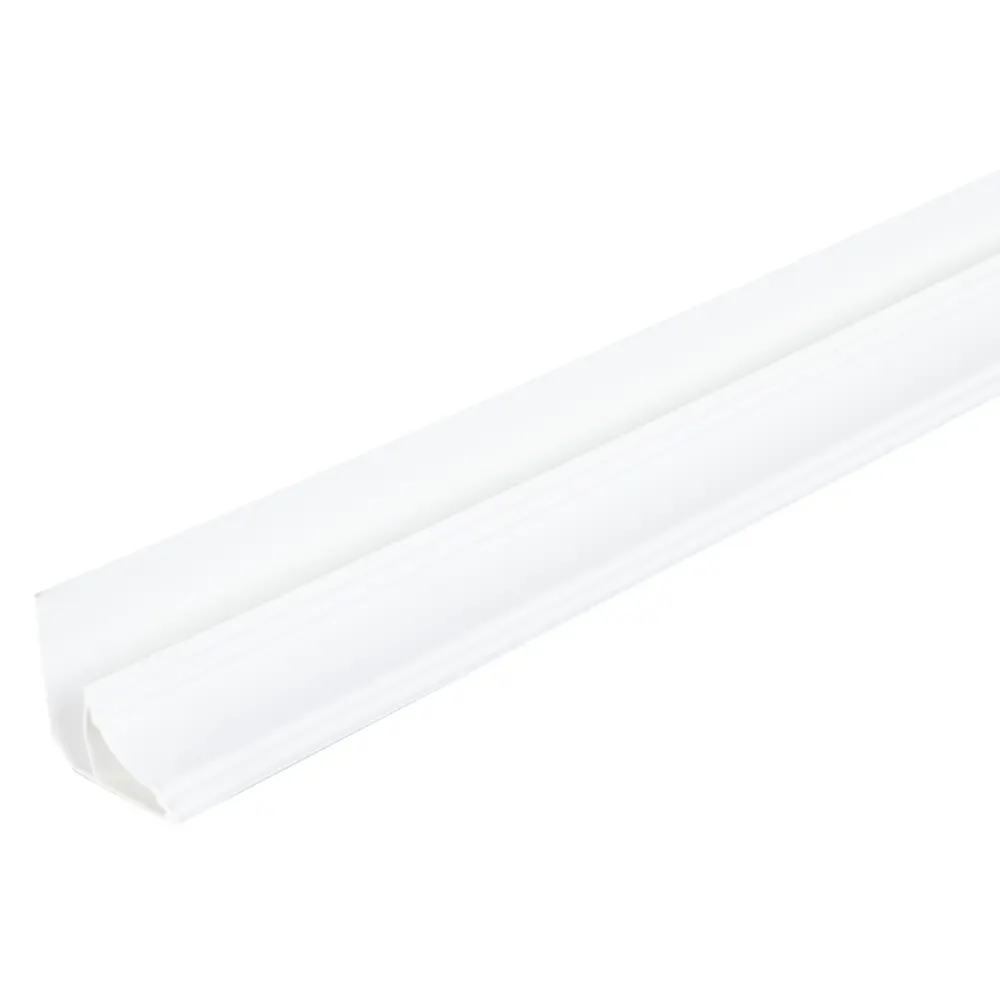 Плинтус ПВХ потолочный для панелей T8/10 мм Белый 3000 мм РСП STLM-2092368