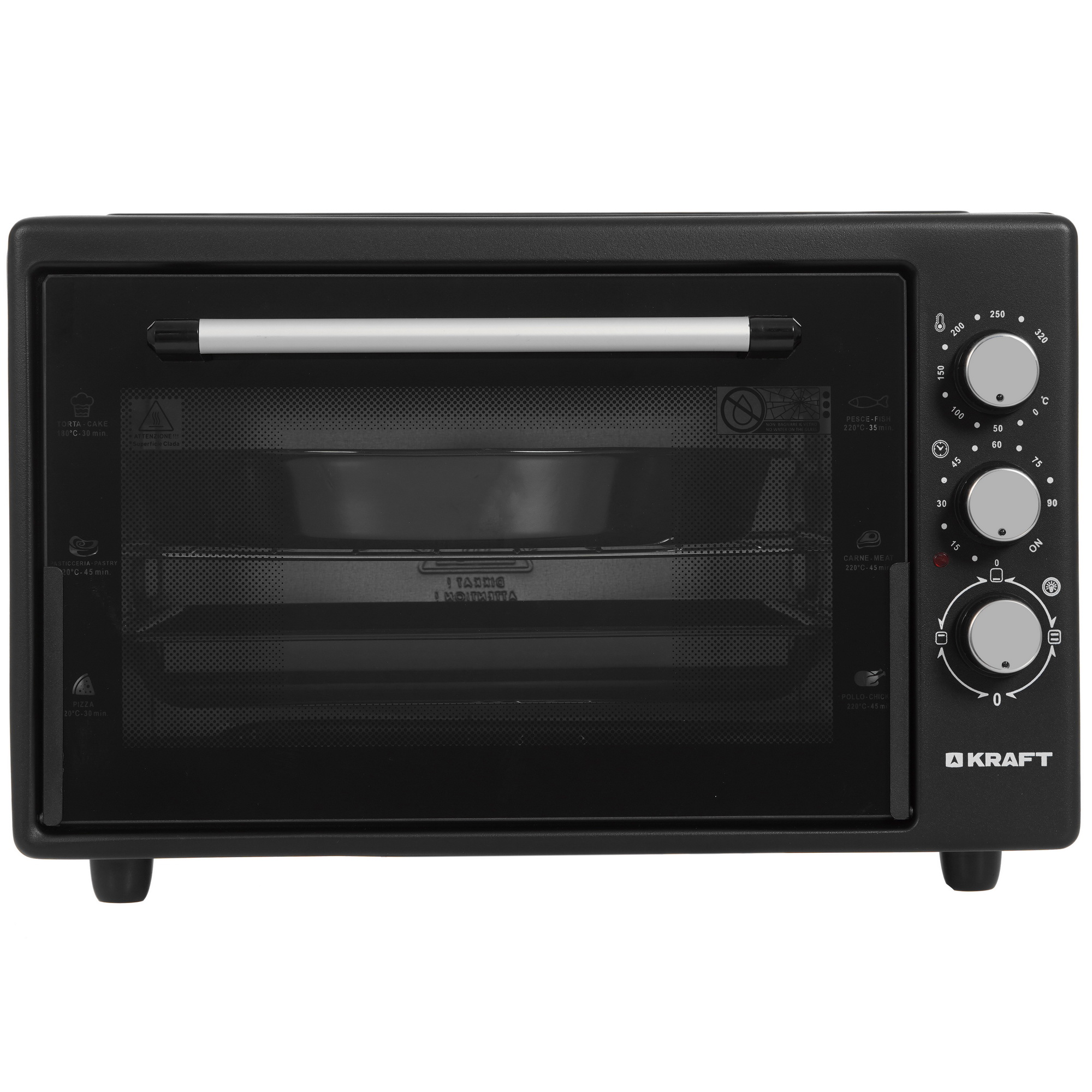 8108441 Мини-печь Kraft KF-MO 3801 BL черный STDN-0069253