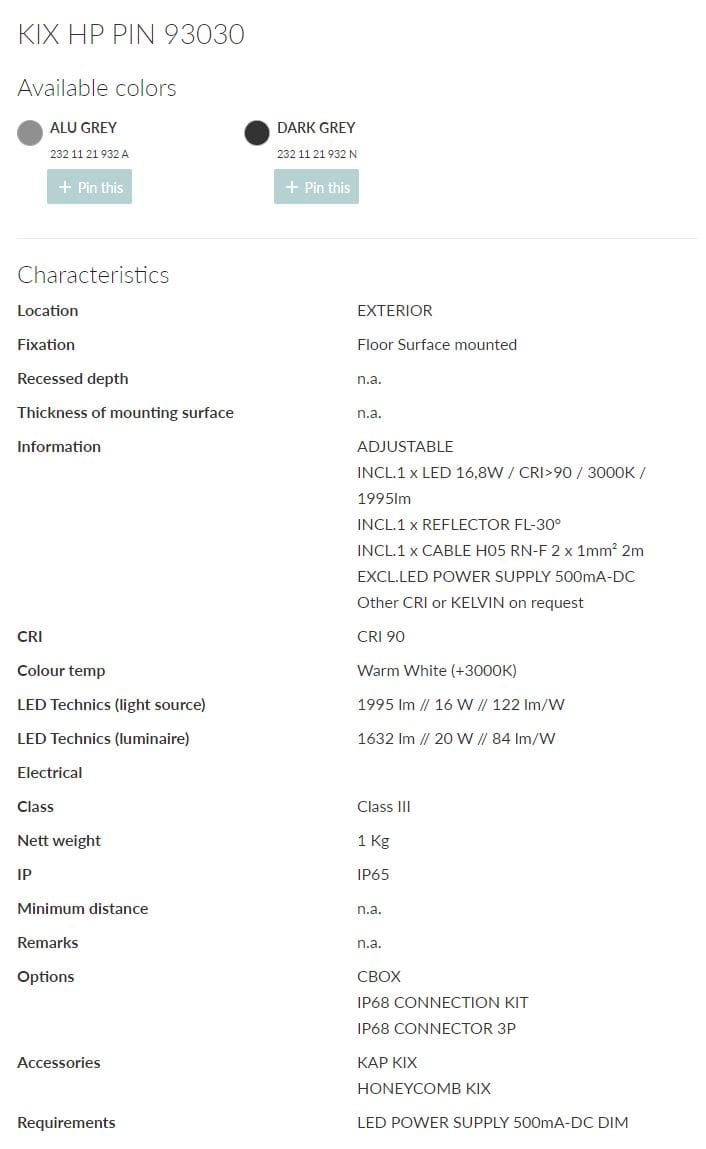 Светодиодный световой столб Deltalight Kix ARCH-00064245 - Вид №12