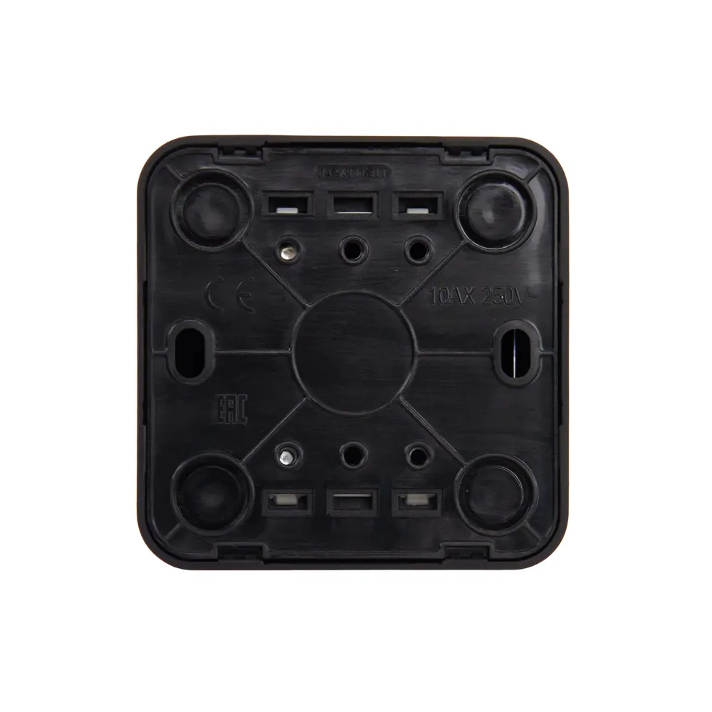 LEXMAN First — проводная кнопка дверного звонка в черном бархате 88780873 STLM-1116177 - Вид №2