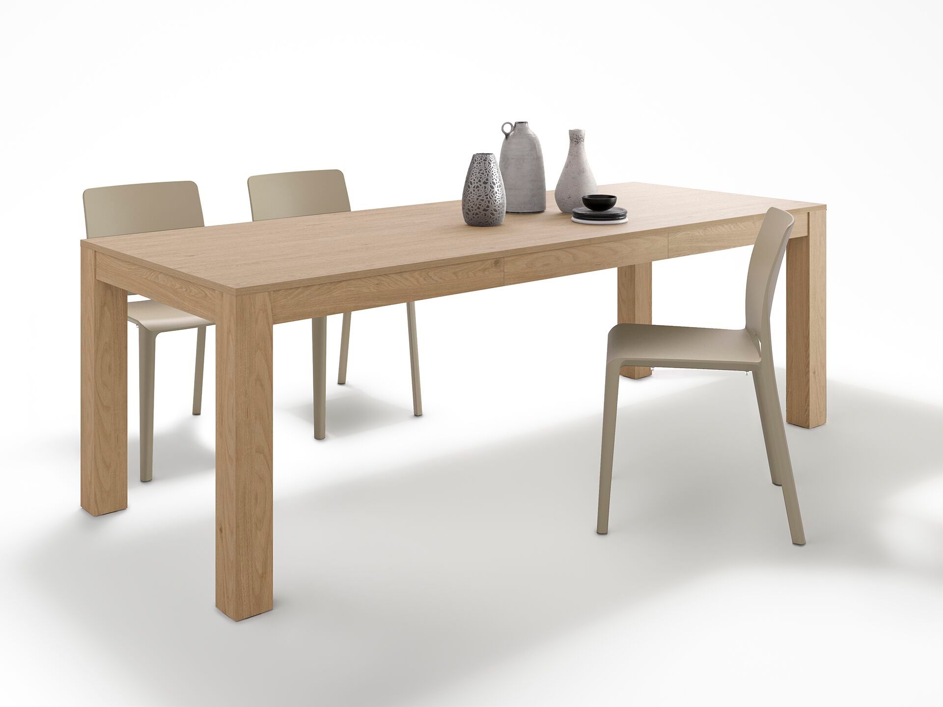 Прямоугольный обеденный стол из дуба Mobili Fiver Rachele ARCH-00149714 - Вид №1