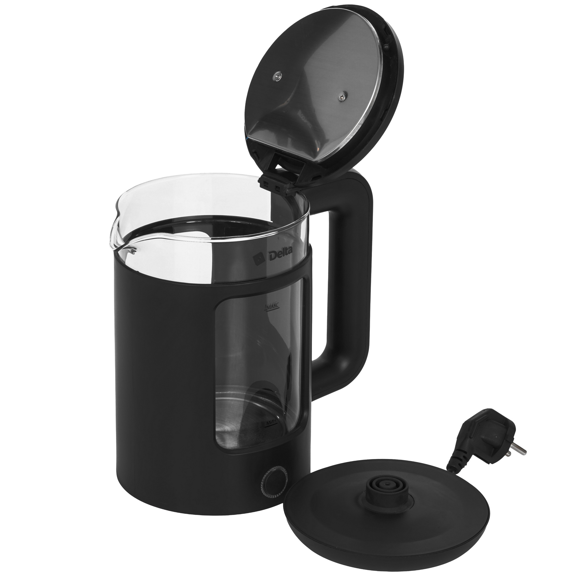 9211948 Электрочайник Delta DL-1112 черный STDN-0058619 - Вид №5