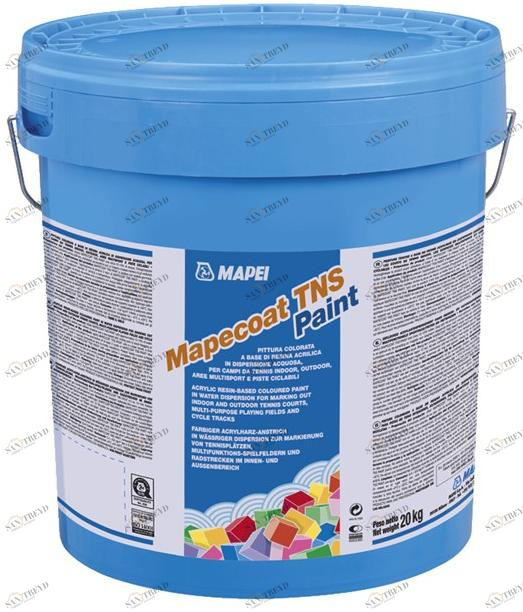 MAPEI Гладкая цветная краска на основе акриловой смолы Prodotti per pavimentazioni sportive in resina sun-id-1507799