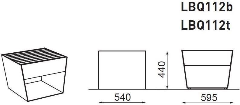mmcité1 Скамейка со встроенным освещением Blocq sun-id-1370648 - Вид №5