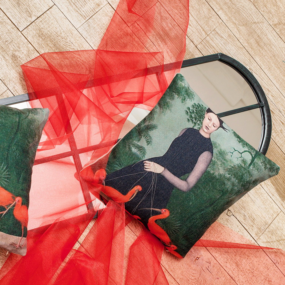 2719136 Декоративная подушка «Повелительница ибисов» Object Desire  - Вид №2