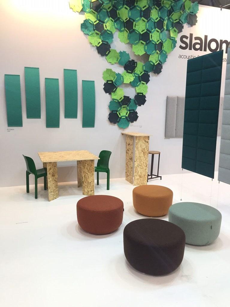 Slalom Круглый акустический пуф Tailor made sun-id-1399507 - Вид №3