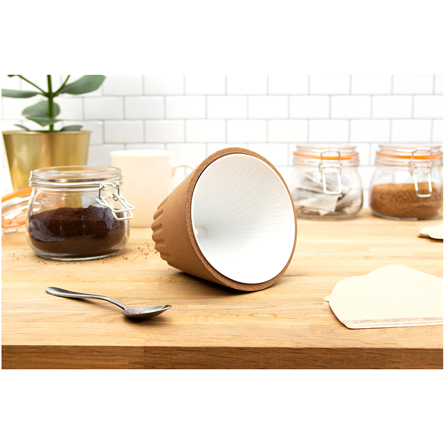 SK CORKDRIP1 Воронка-пуровер , пробковая Suck UK  - Вид №5