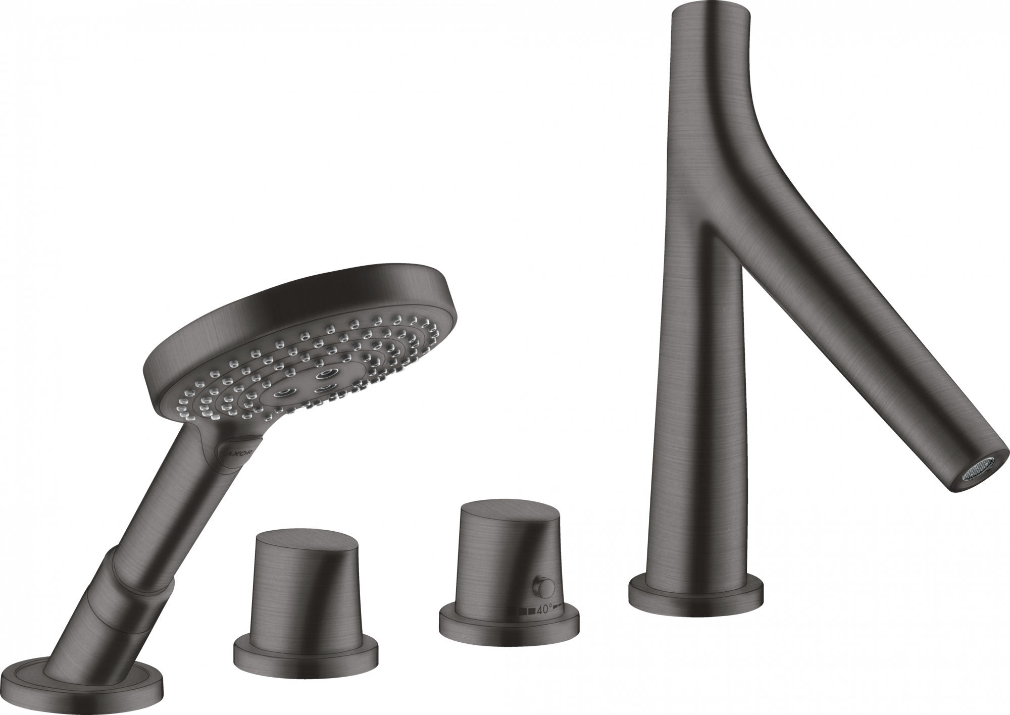 12425340 Термостатический смеситель для ванны на 4 отверстия AXOR STARCK ORGANIC