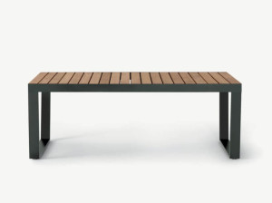 Выдвижной прямоугольный садовый стол