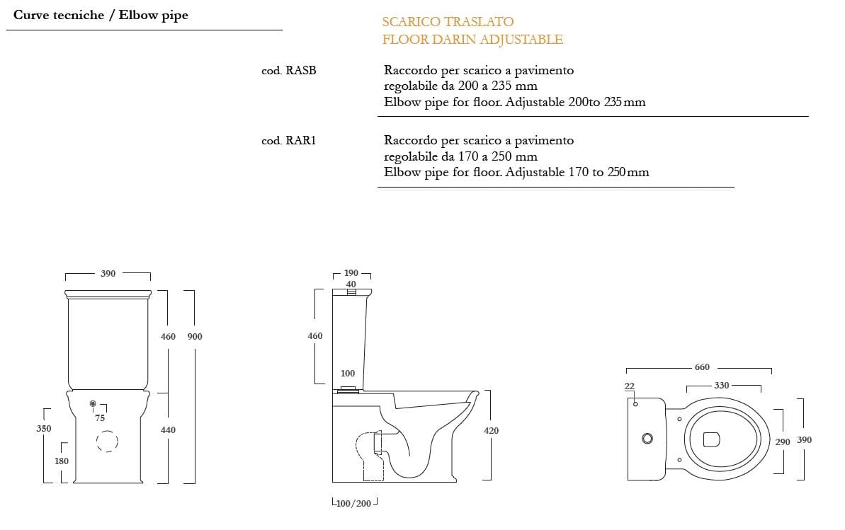 Керамическая внешняя выхлопная коробка Olympia Ceramica Империя ARCH-00079763 - Вид №2