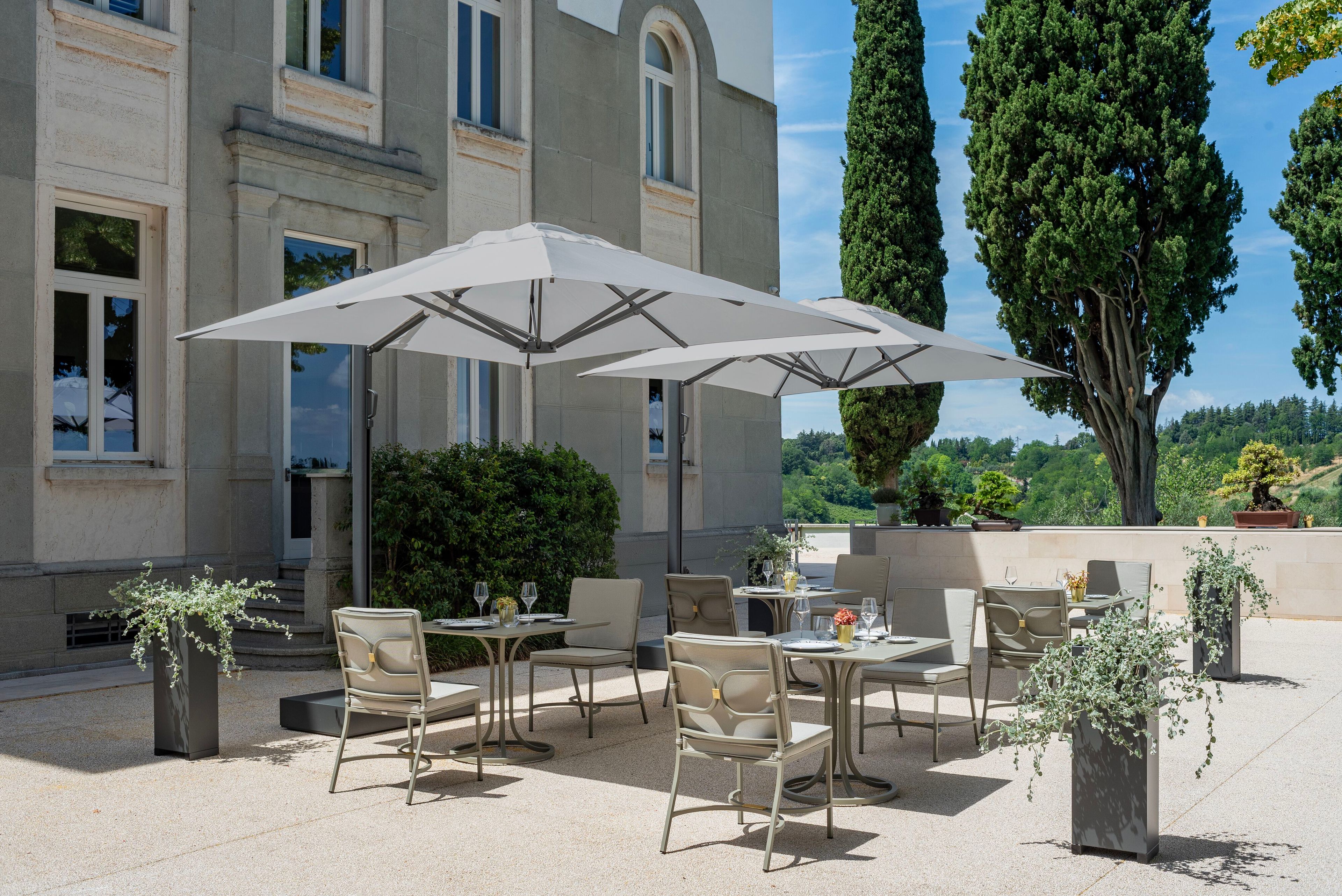 Стальной квадратный садовый стол emu Collier ARCH-00019490