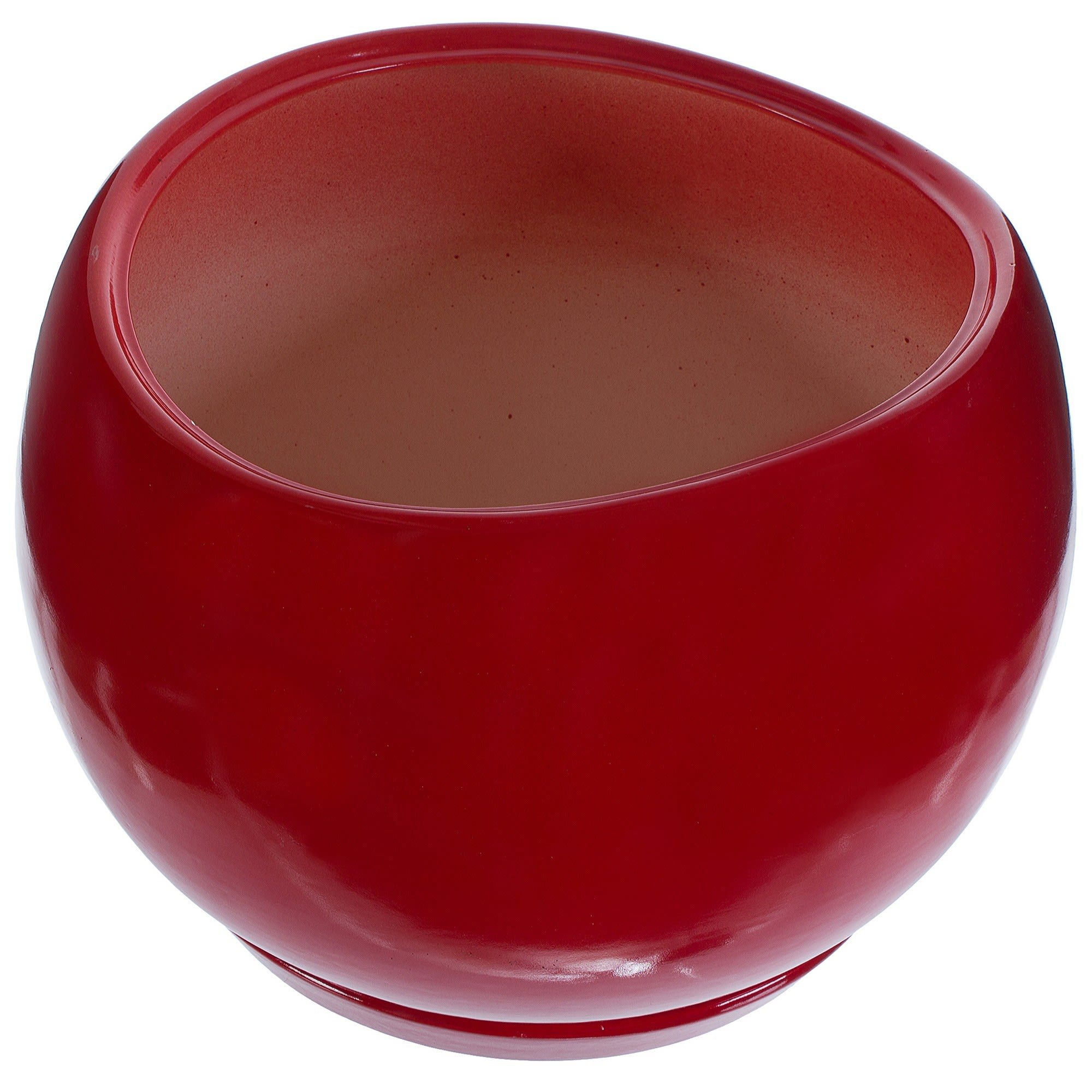 81932587 Горшок цветочный ø28 h24.5 см v15 л керамика красный Адель Santreyd - Вид №1