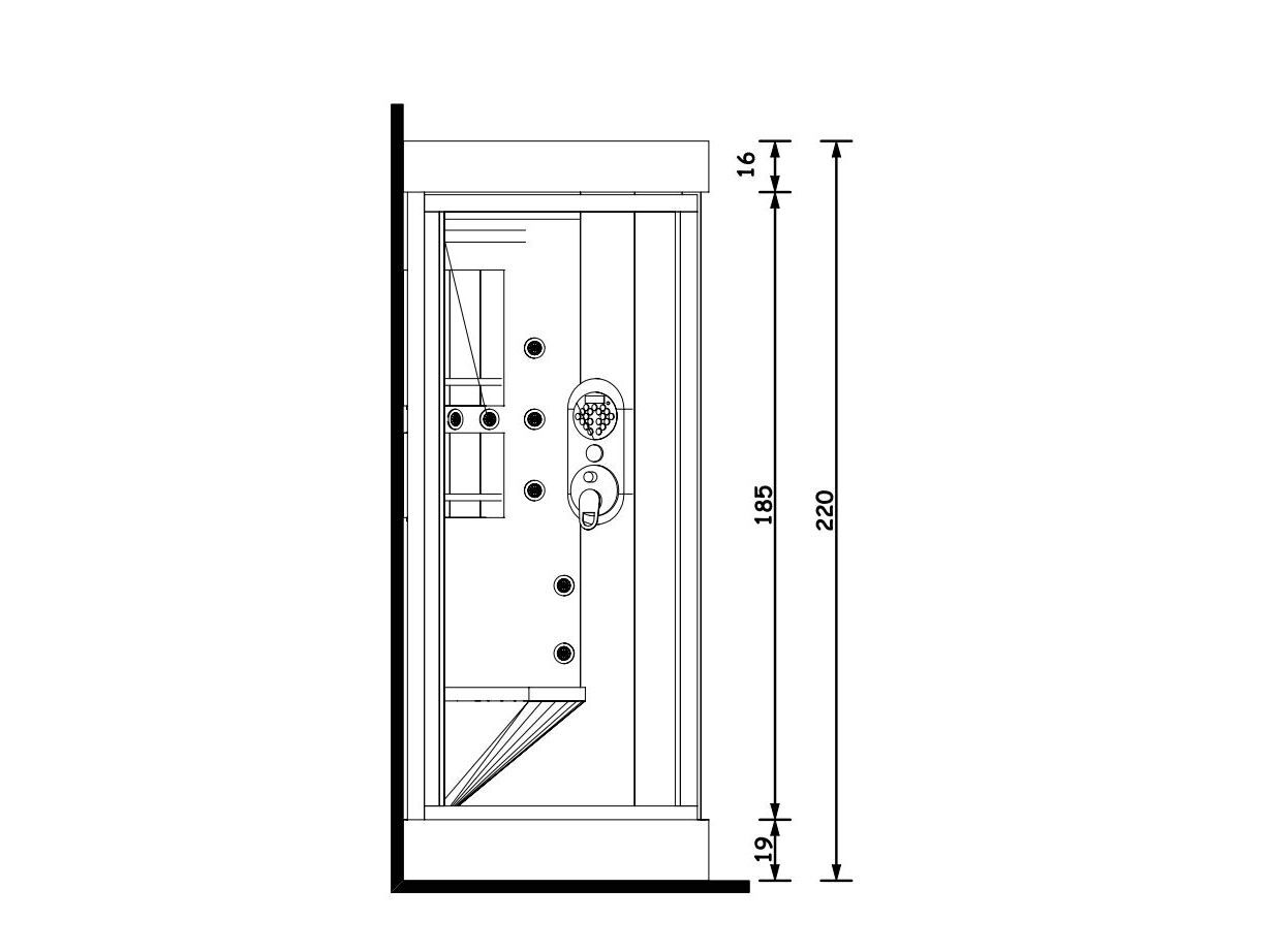 Многофункциональная душевая кабина Gruppo Treesse мебель для ванной комнаты-душевая система ARCH-00062768 - Вид №2