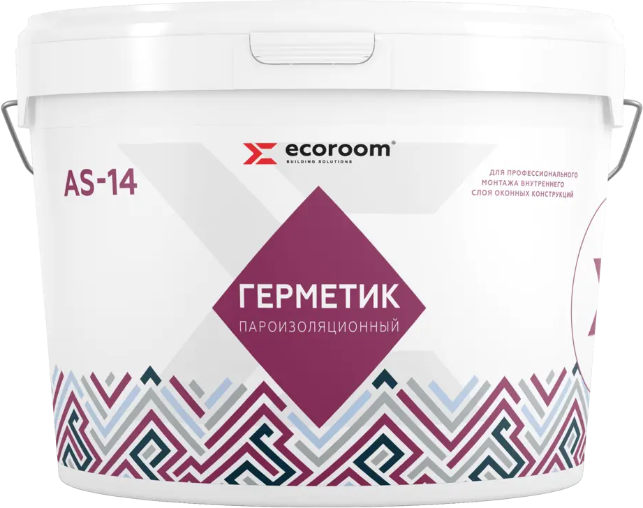 90330531 Герметик акриловый Ecoroom as-14 пароизоляционный белый 4660 мл STLM-0187485