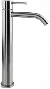 Fir Italia Смеситель для раковины, однорычажный, из нержавеющей стали, без сливного отверстия Cleosteel 48 4811400