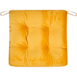 Подушка для стула Jimena 40x40 см цвет жёлтый 83228231 STLM-2035111