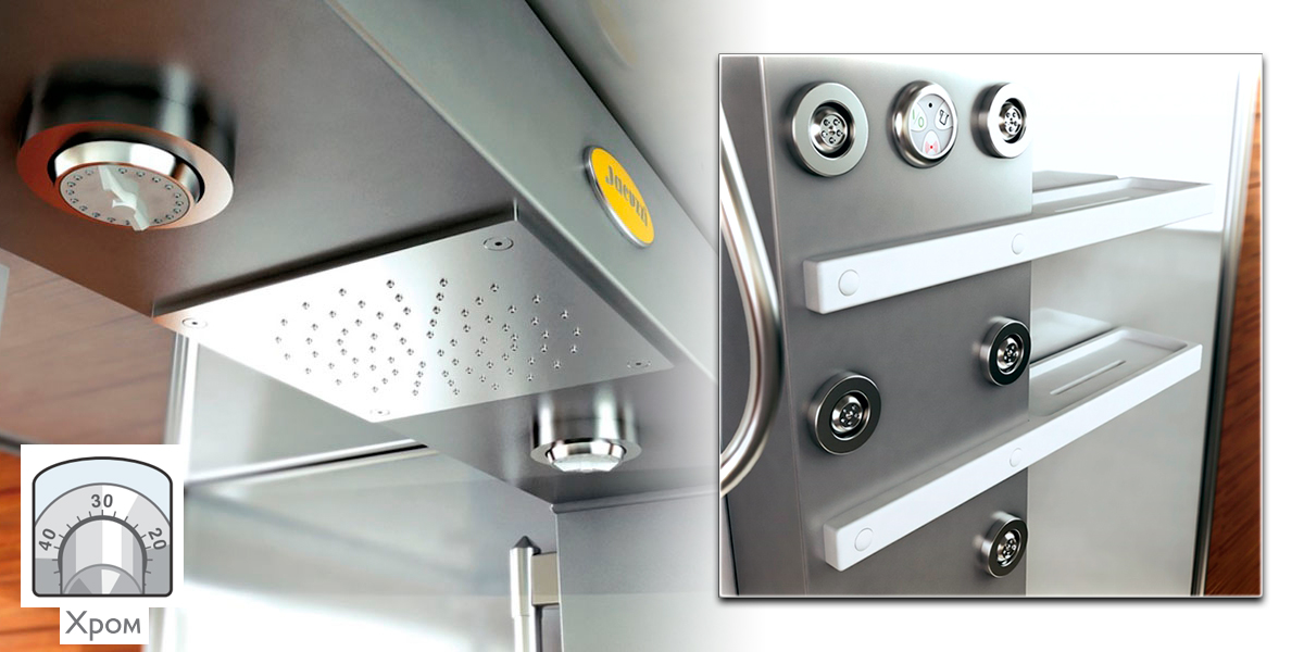 Душевая кабина Mynima 140 Wall TB 9547-139A Jacuzzi 9547139A - Вид №1