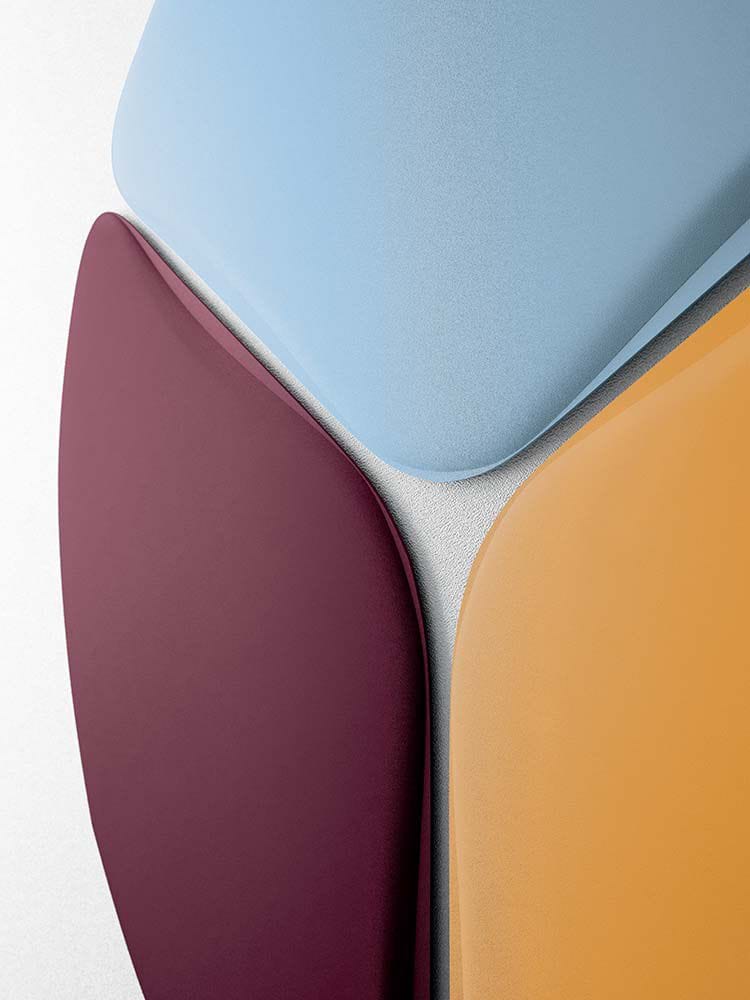 Алюминиевый акустический светодиодный подвесной светильник Quadrifoglio Group Design Lighting ARCH-00005654 - Вид №2