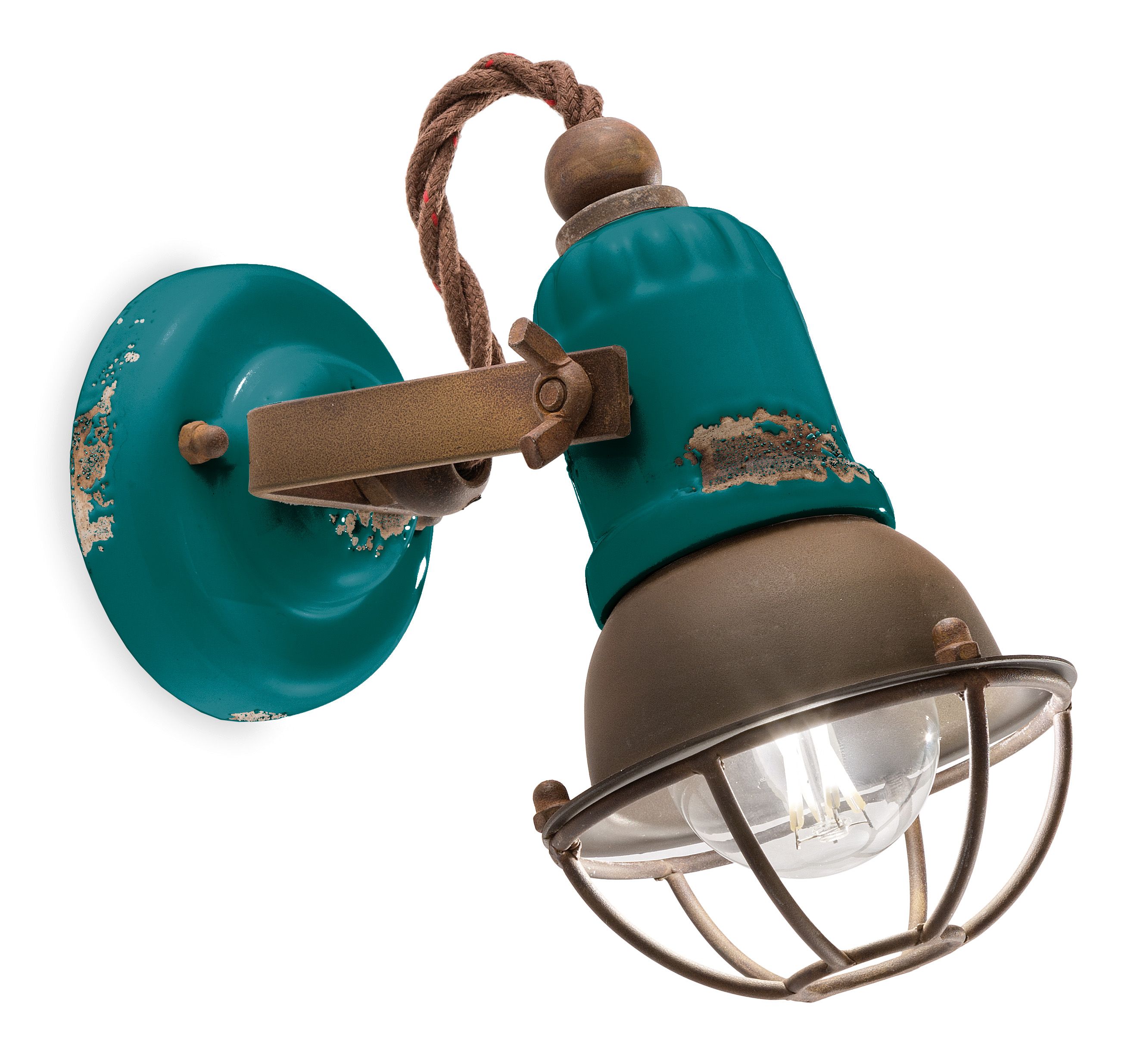 Керамический круглый поворотный настенный прожектор FERROLUCE ARCH-00139824 - Вид №6