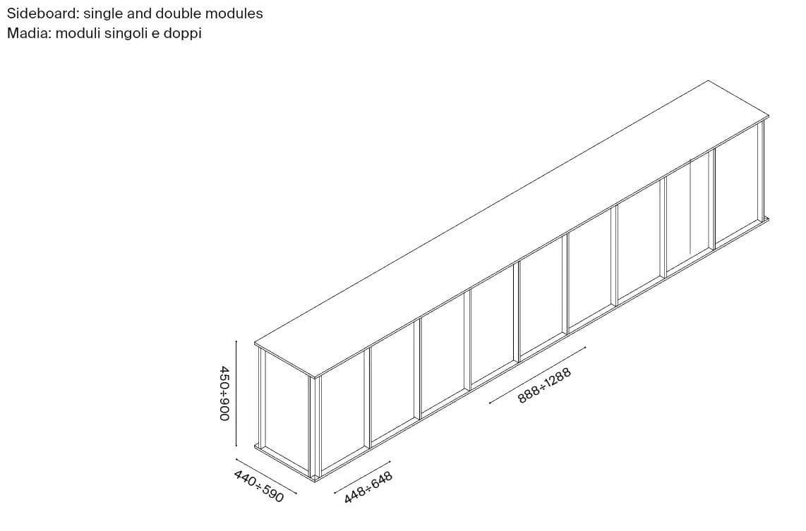 Модульный шкаф XILIA LAY-OUT ARCH-00114471 - Вид №7
