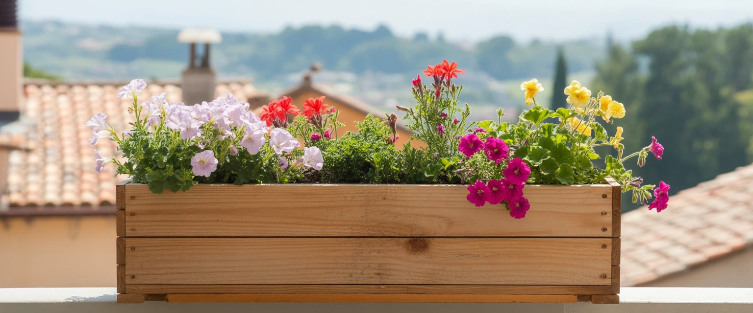 Балконные ящики для цветов - Баннер категории