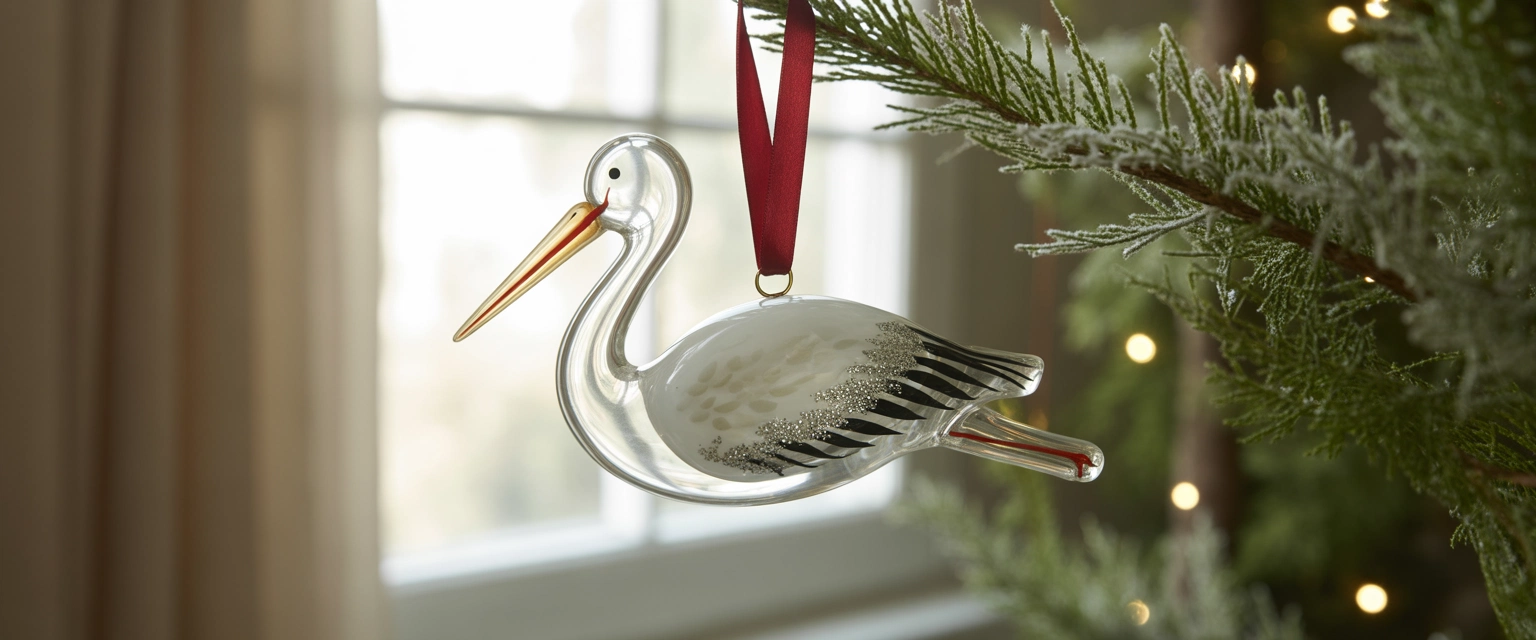 Елочная игрушка Аист - Баннер категории
