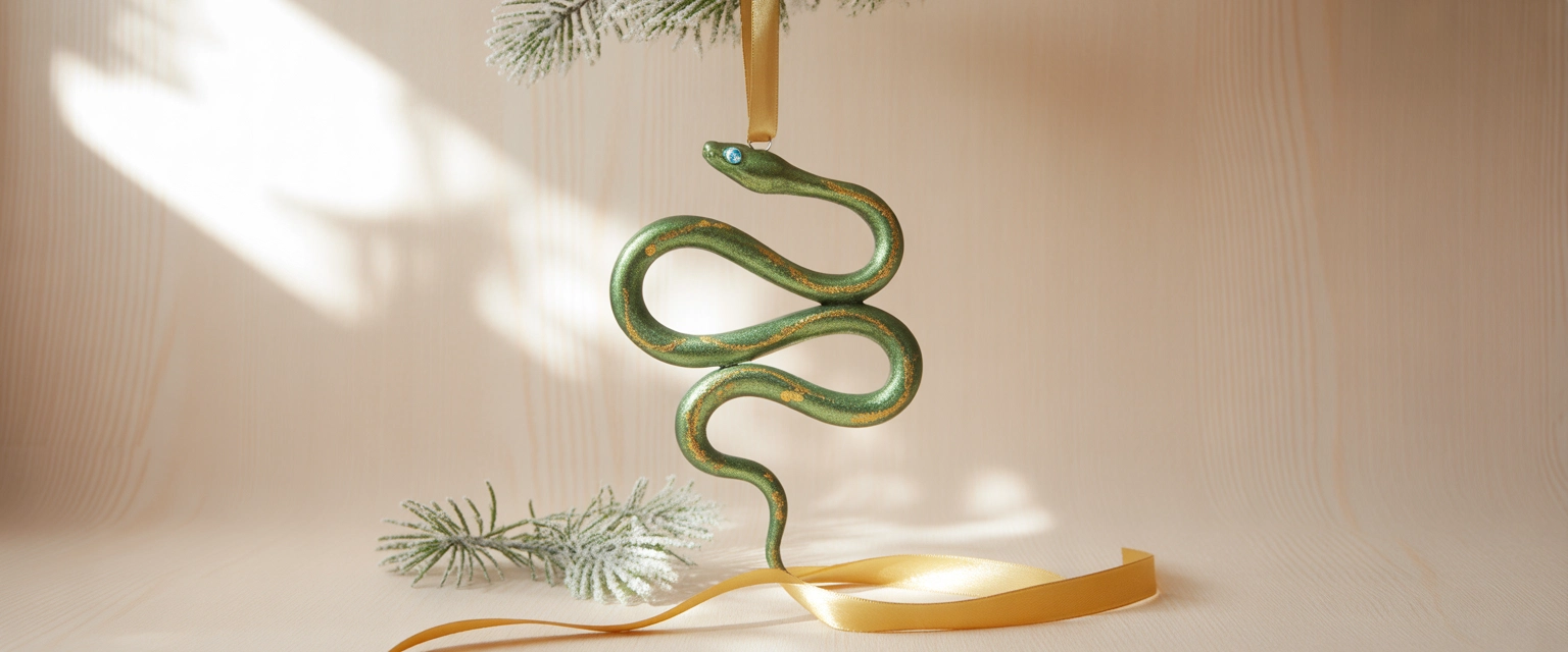 Елочная игрушка Змея - Баннер категории