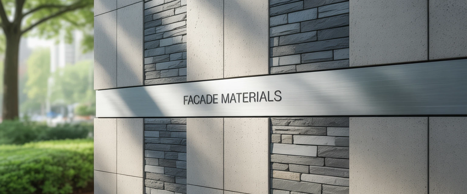 Фасадные материалы - Баннер категории
