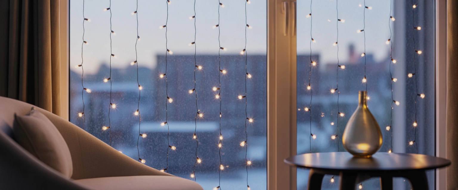 Гирлянды занавес - Баннер категории