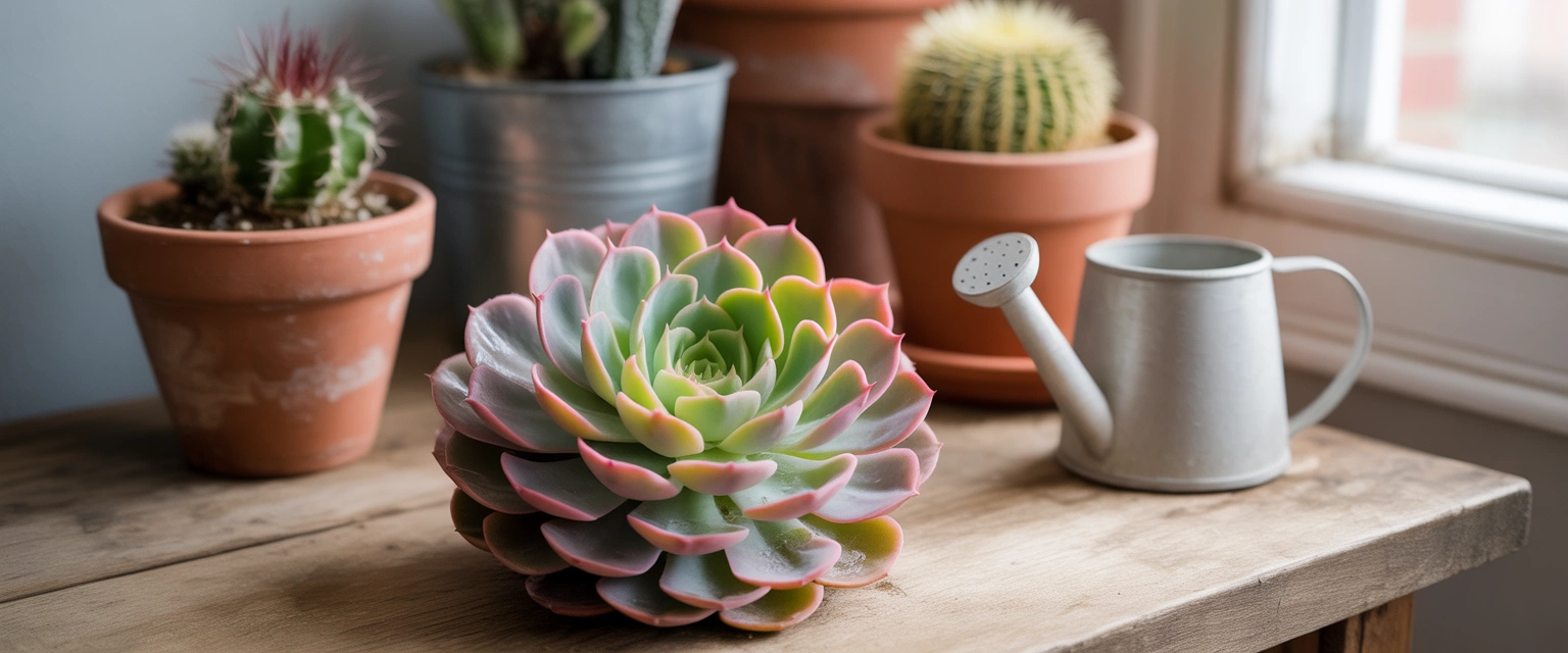 Кактусы и суккуленты - Баннер категории