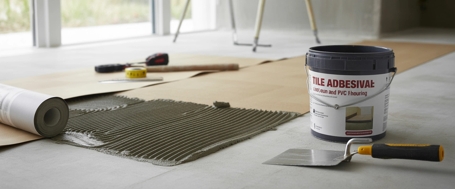 Клеи для линолеума и ПВХ-плитки - Баннер категории