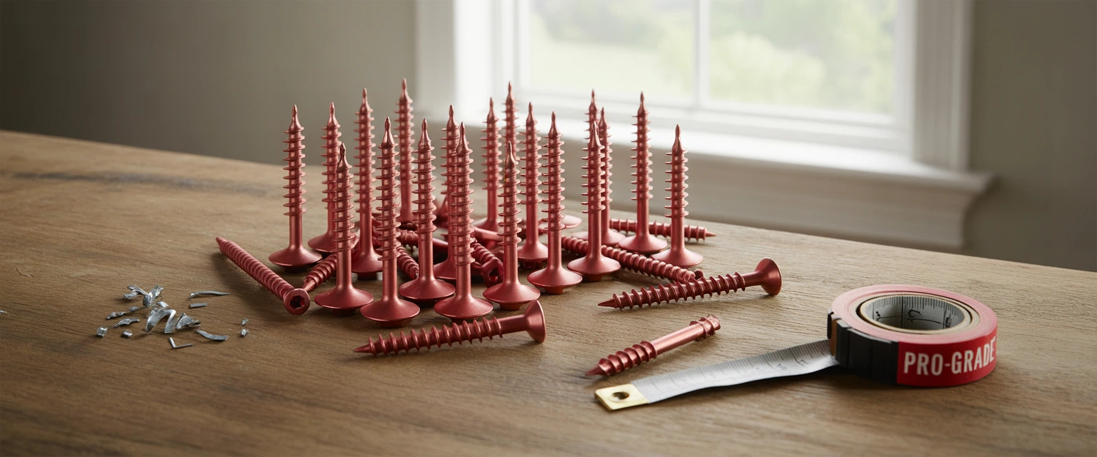 Красные саморезы кровельные - Баннер категории