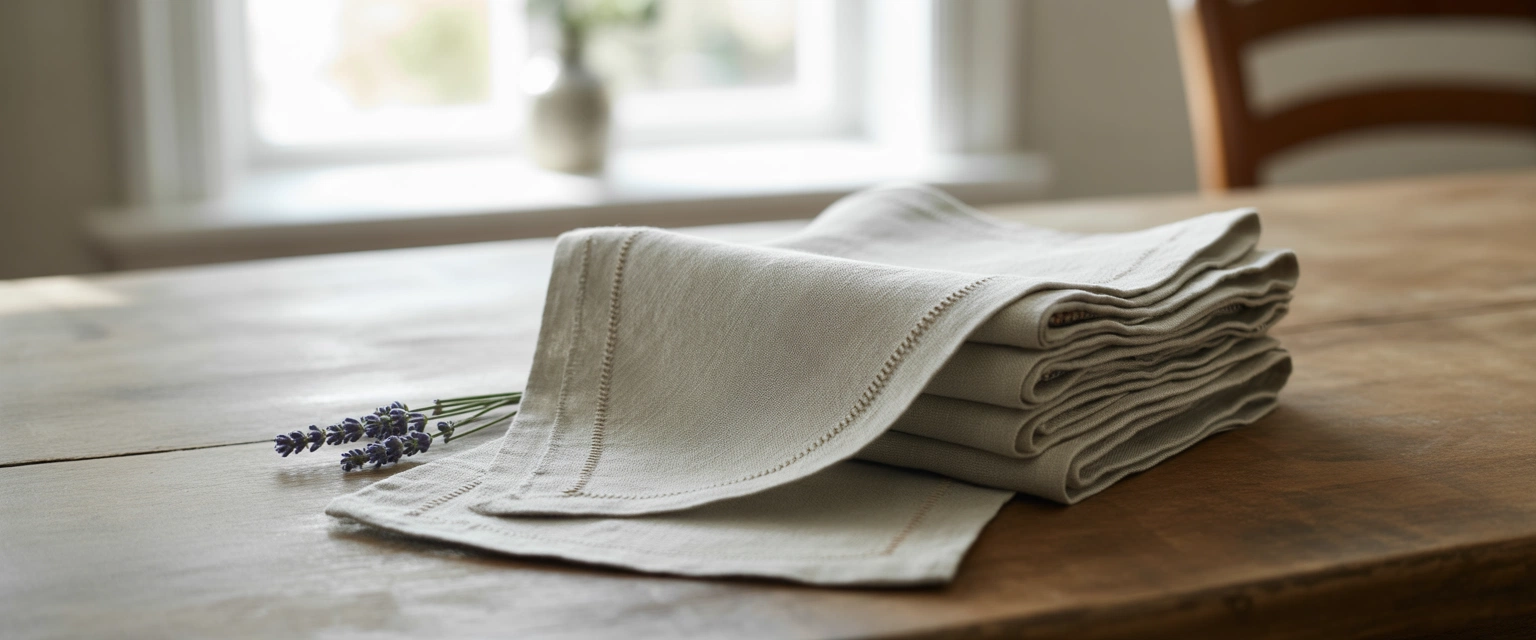 Льняные салфетки - Баннер категории