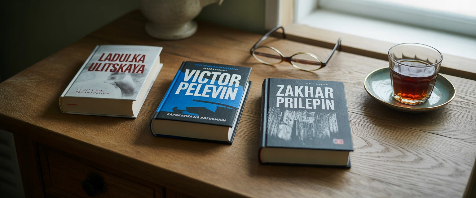 Российская проза (Улицкая, Пелевин, Прилепин) - Баннер категории