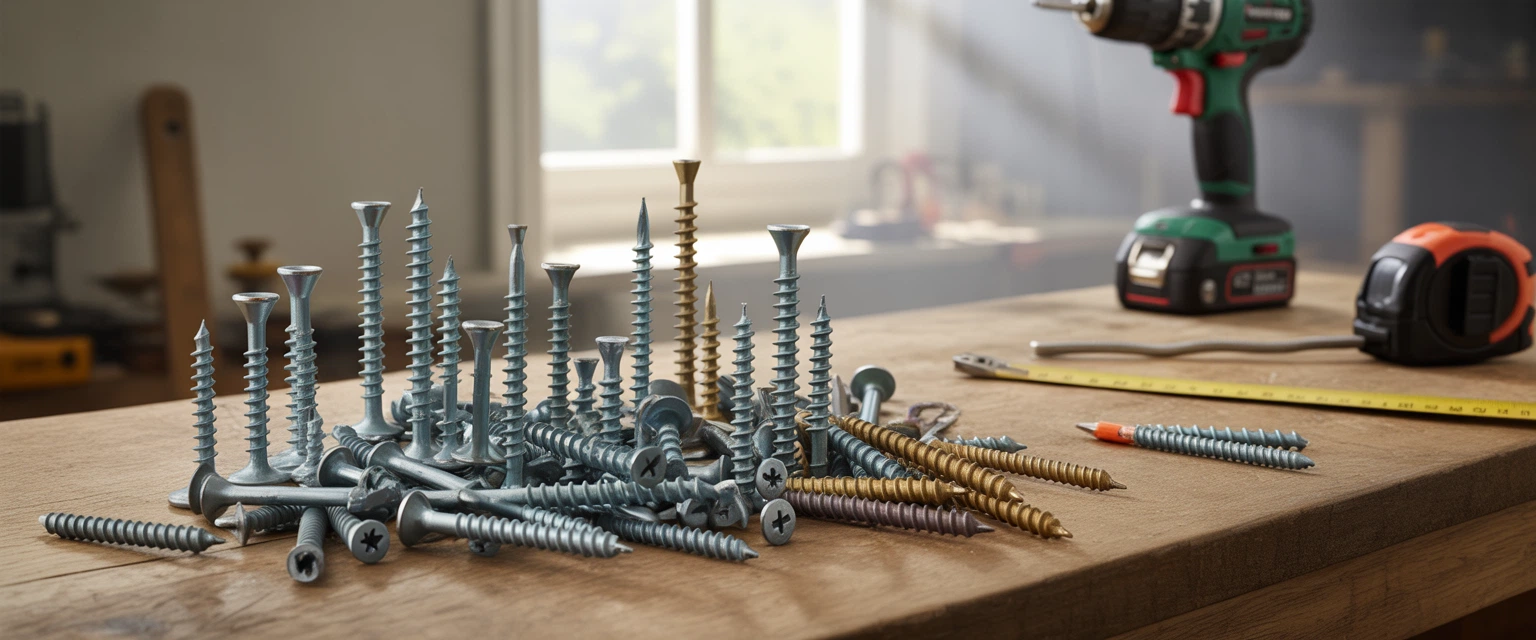 Саморезы (кровельные, по дереву, по металлу) - Баннер категории