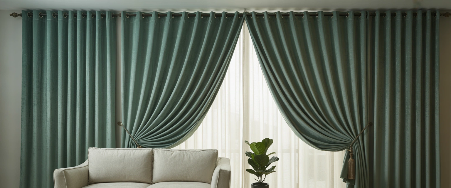 Шторы и карнизы - Баннер категории