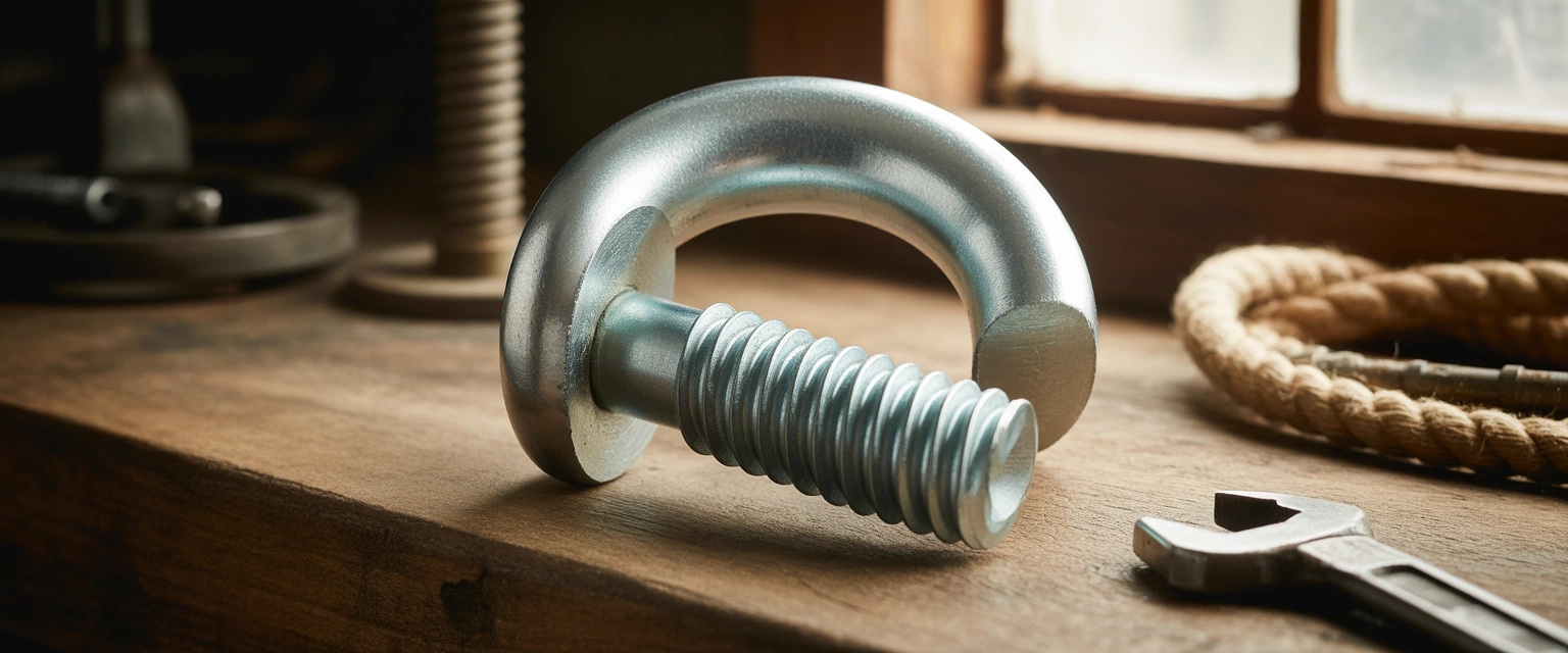 Шуруп с полукольцом DIN 580 (высокая нагрузка на разрыв) - Баннер категории