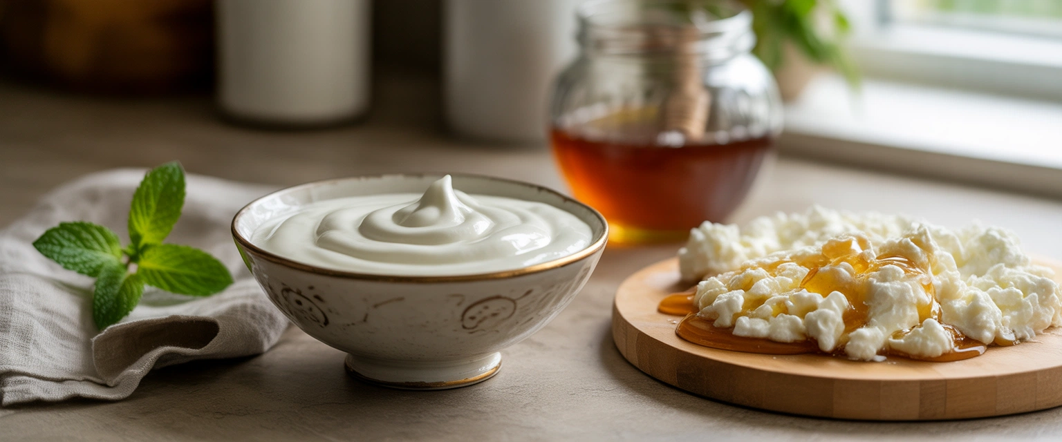 Сметана, творог - Баннер категории