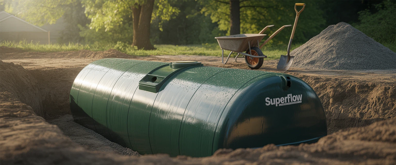 Стеклопластиковые септики-отстойники - Баннер категории