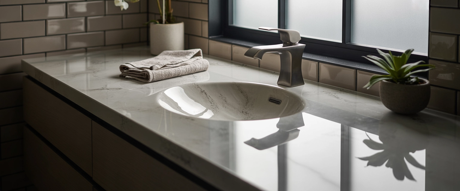 Столешницы для ванны из керамогранита - Баннер категории