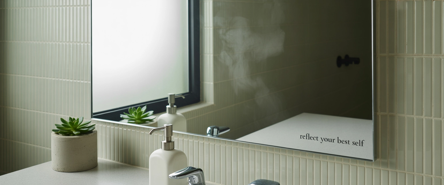 Зеркала в ванную комнату - Баннер категории